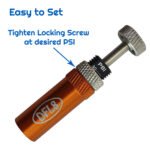 DFL8 Automatic Tyre Deflators - Orange - Set & Forget - 5 to 30PSI - Set of 4 - Image 6