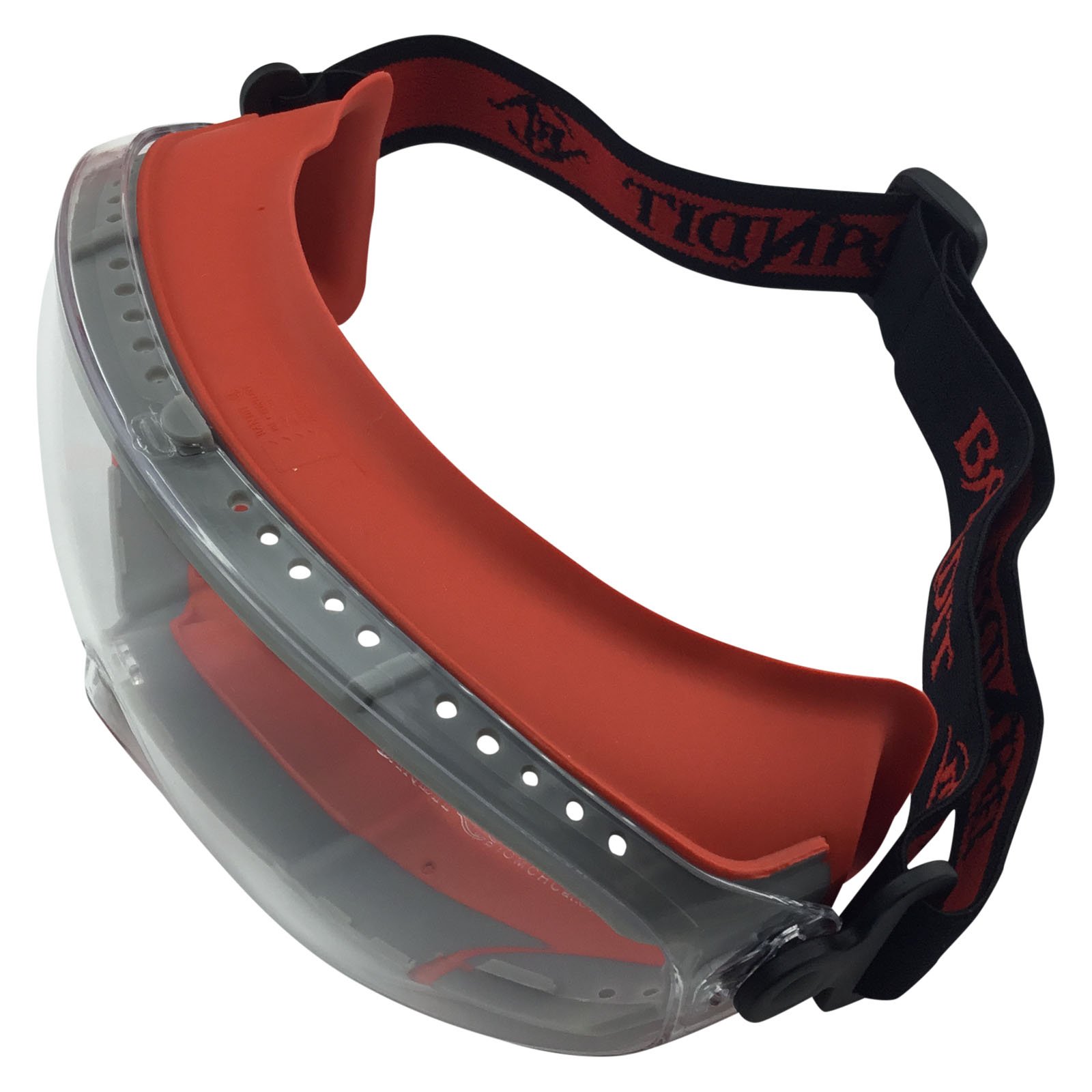 109SRCF-12 12 x Fire Rated & High Temp Safety Goggles - Frontline - Red Clear Lens - Image 1