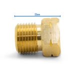 Left Hand 5/8 Water Nut Brass Nut - 1 Each - Image 4