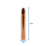 Bernard Style MIG Contact Tips 1.0mm 51mm 10 Pack