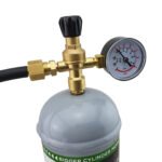 2 x Disposable Nitrogen Gas Bottle 2.2 Litre + Regulator & Hose Combo Kit - Image 2