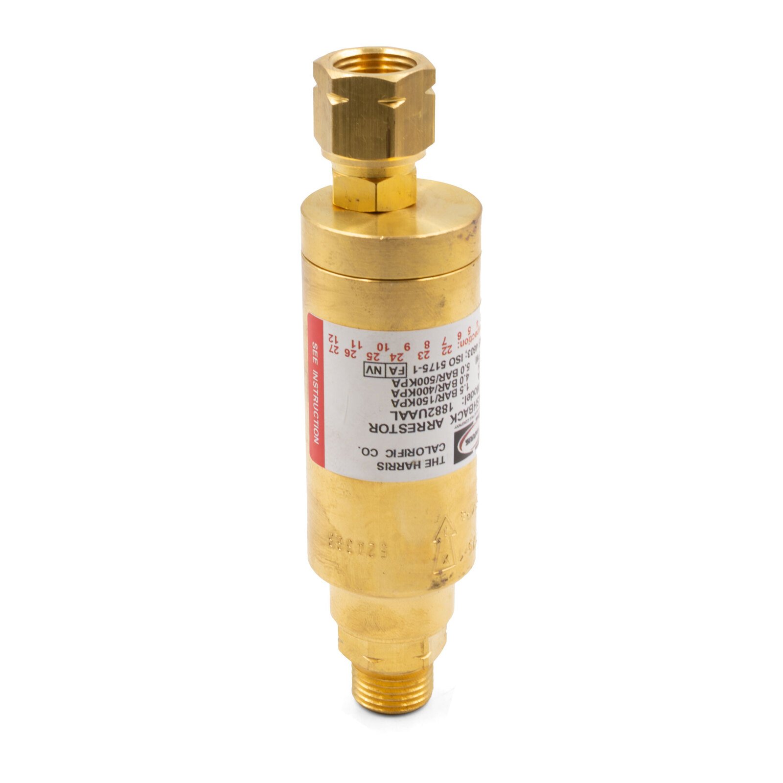 Harris Fuel High Flow Offset Torch FlashBack Arrestor