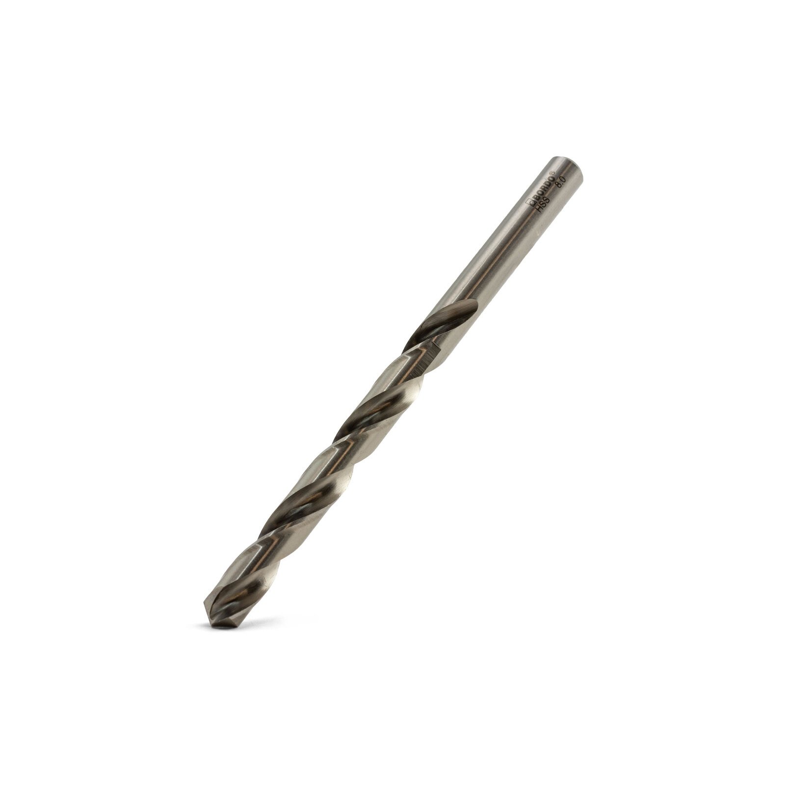 2007-8.0-5P 8.0mm Bright HSS Jobber Drill Bit 5 Pack - Image 1