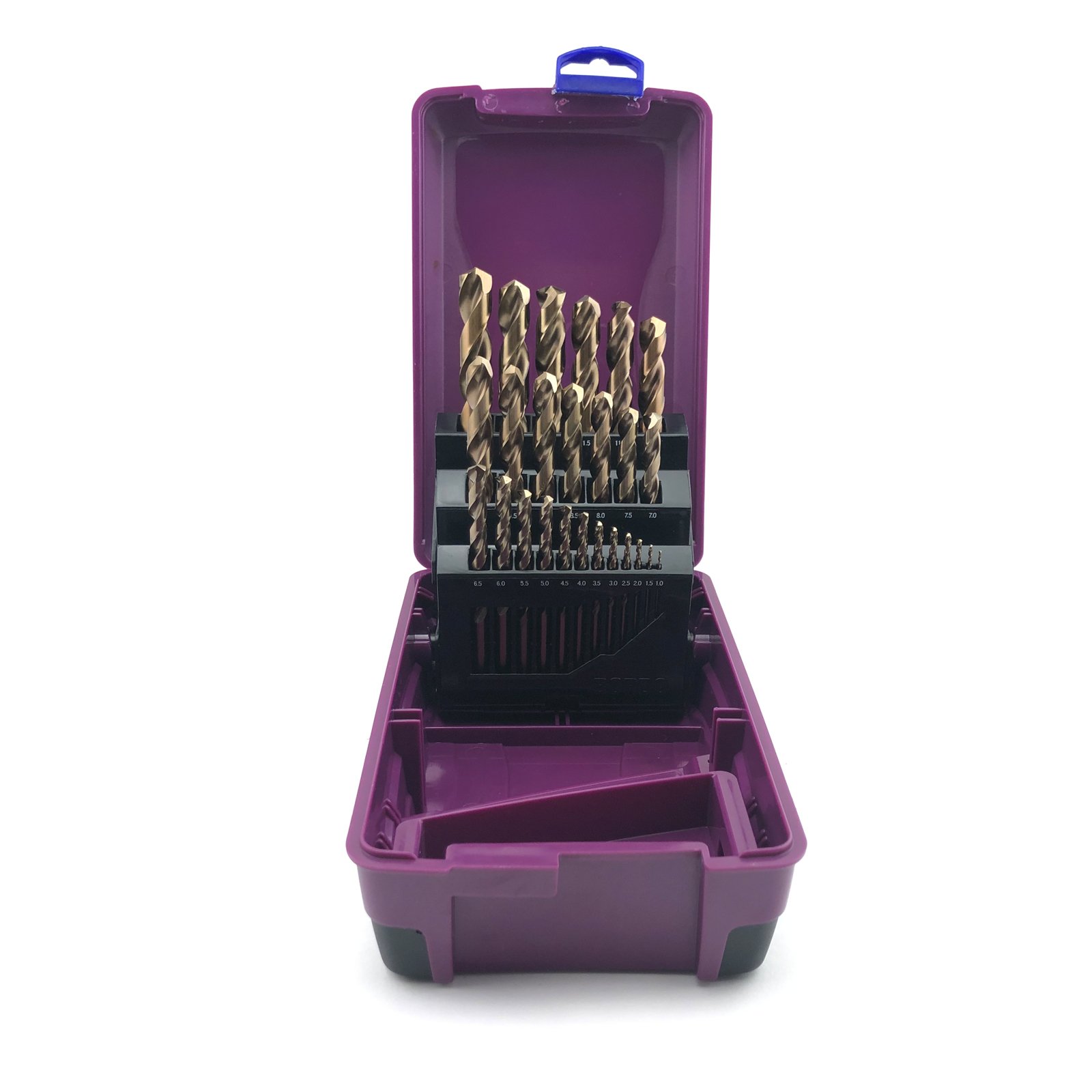 Bordo 1/16-1/2" 29 Piece HSS Cobalt Drill Bit Set ABS Case