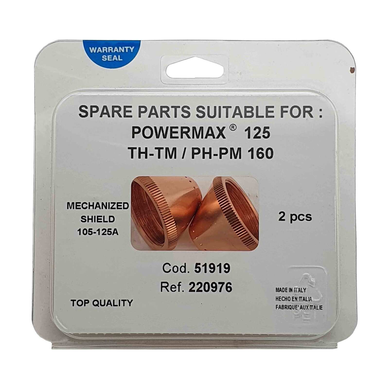 Plasma Cutter 125A Machine Shield to Suit Hypertherm Powermax 125 - 2 Pack