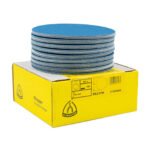 Klingspor 150mm Velcro Backing Sanding Disc Pad PS 21 FK  6" 120 Grit - No Dust Holes - 50 Each - Image 2