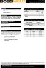 3.2mm 200g Tobin Bronze Flux Coated TIG OXY Brazing Rods