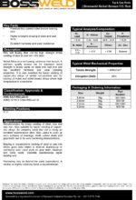 3.2mm x 1kg Nickel Bronze Flux Coated TIG / OXY Brazing Rods