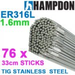 400g 1.6mm ER316L Stainless Steel TIG Filler Wire Rods