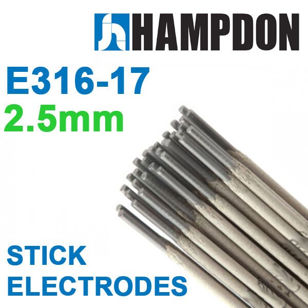 1.0kg - 2.5mm E316L Stainless Steel Stick Electrodes