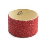 Klingspor 40 Grit CS 410 Spiral Bands 38x25mm Stainless Steel