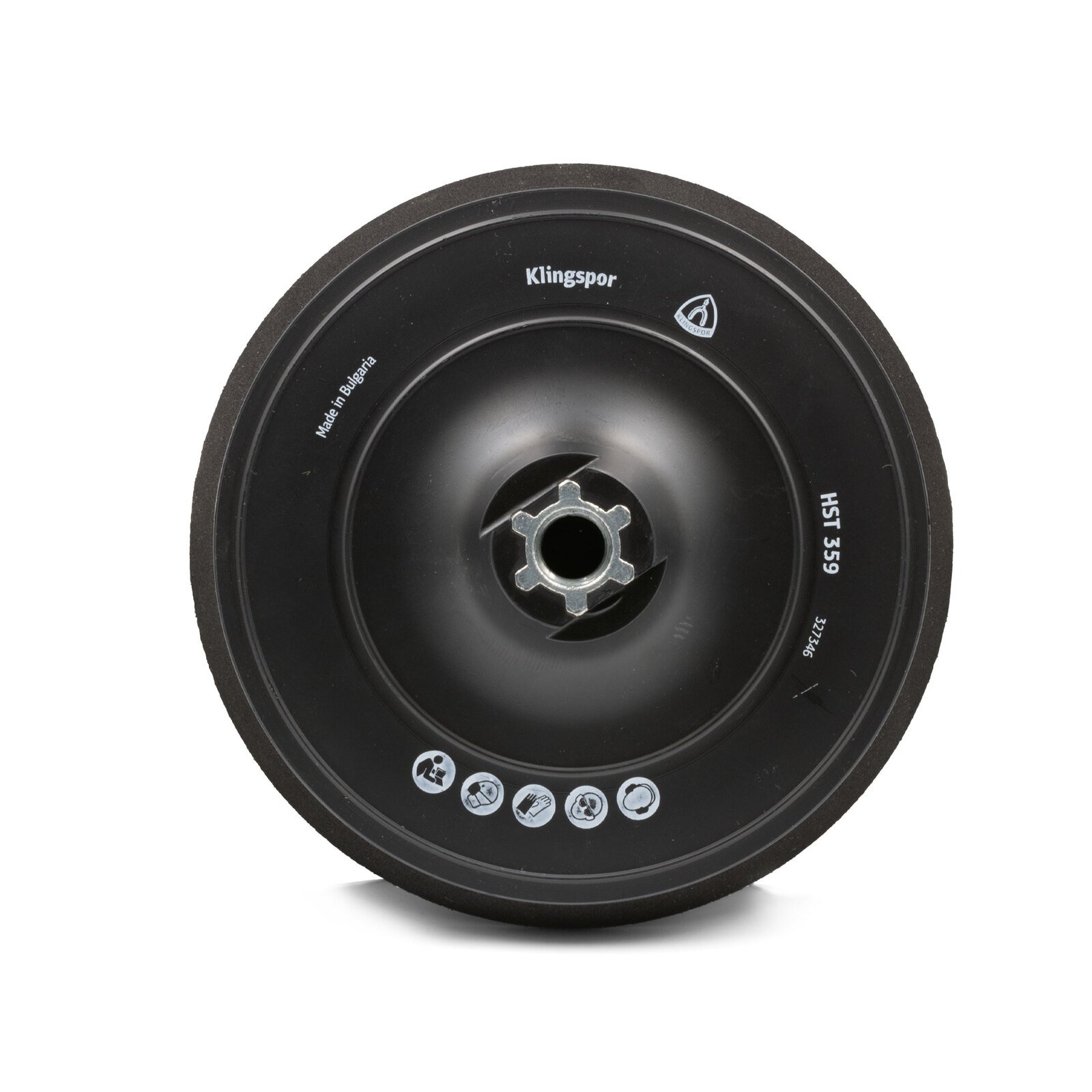 Klingspor 150mm HST 359 Backing Pad Soft Thread M14 for Self Fastening Discs - 1 Each