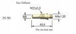 40x TWECO 35-50 Mini-MIG Style Gas Diffuser - 40 Pack - Image 2