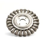 Klingspor 125mm x 14mm x 22.23mm Twist Knot Mild Steel Wheel Brush - 2 Each