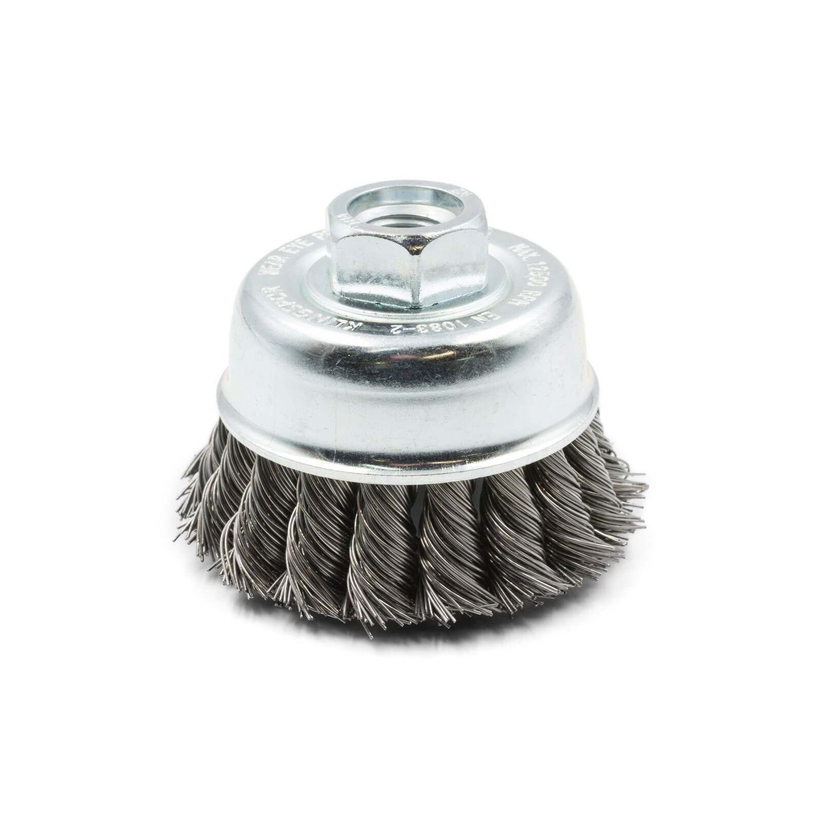 65mm Klingspor Twist Knot Cup Brush for Angle Grinder 12500 RPM BT 600 Z - 5 Each
