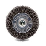 10x Klingspor BRS 600 W Crimped Wire Wheel Brush with Shaft for Steel - Image 5