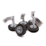 10x Klingspor BRS 600 W Crimped Wire Wheel Brush with Shaft for Steel - Image 6