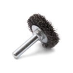 5x Klingspor BRS 600 W Wheel Brush with Shaft, Crimped Wire for Steel - Image 3