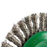 Klingspor 125mm Pipeline Stainless Steel Wheel Brush 10pk
