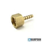 3/8 BSP Regulator Brass Barb fitting for 6mm Hose - Suits Miller Welders - Image 4