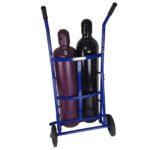 E Size Cylinder Welding Trolley Rubber Wheel - Image 2