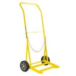 G Size Cylinder Trolley with 200mm Solid Wheels