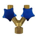 Argon/Oxygen/Fuel Hose Y Valve Splitter R121 Twin Pack