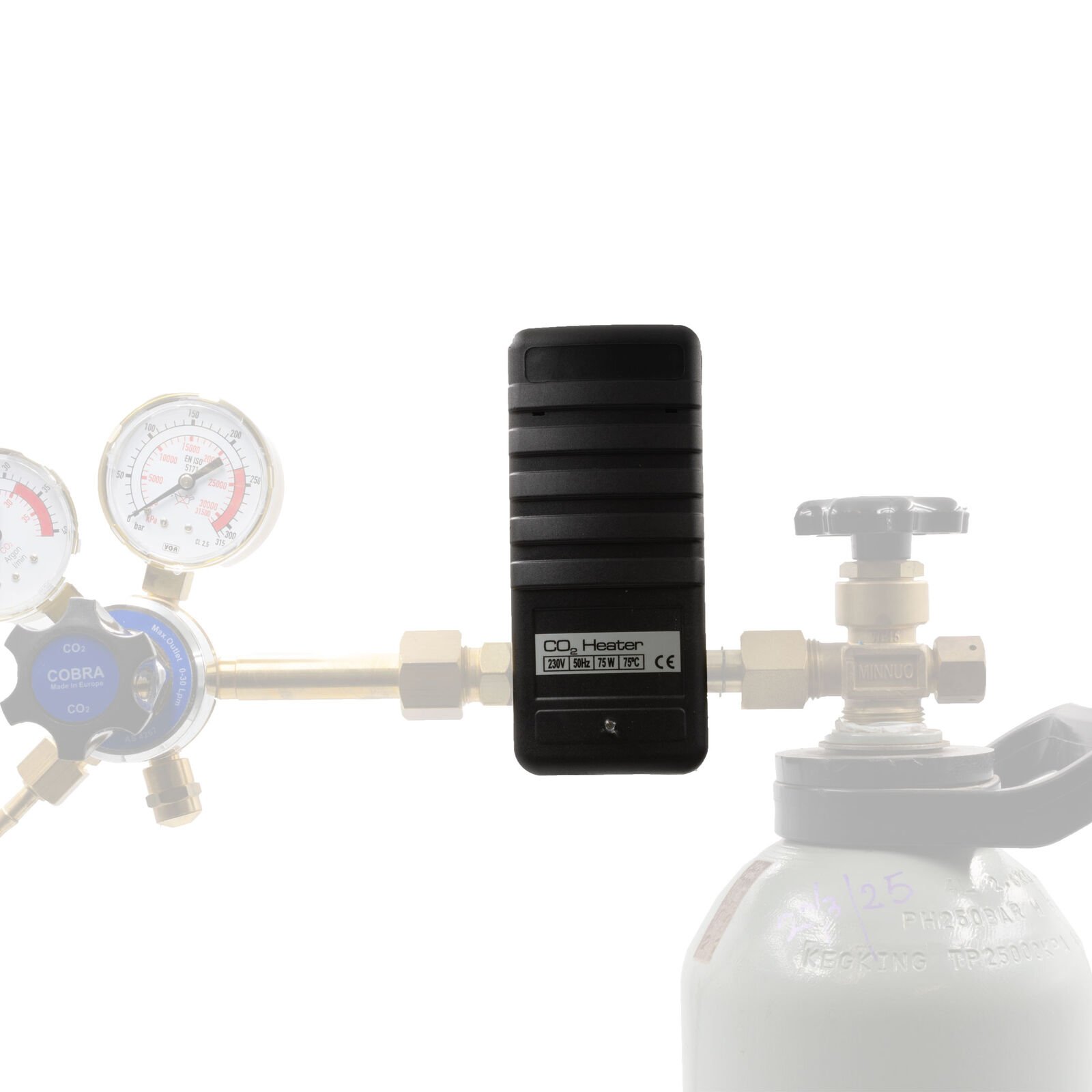 COBRA Inline CO2 Gas Heater - Suits Standard Type 30  regulators and cylinders.