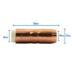 Bernard 300 Amp MIG Nozzle / Shroud 4393 Copper Conical - 2 Pack - Image 4