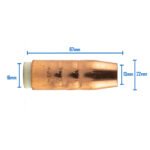 Bernard 4394 MIG Nozzle 300A Copper Tapered 5 Pack - Image 4