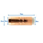 Bernard 4591 400A Copper MIG Nozzle 40 Pack - Image 5