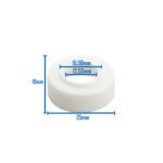 CK Stubby Heatshield Gas Lens TIG Cup Insulator 4 Series - Image 3