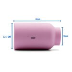 TIG Ceramic Cup / Nozzle #8 GAS LENS - 2 Each - WP-17 /18 / 26 - Image 6