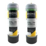 2x 2.2L ARGON/CO2 Disposable Gas Bottles