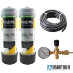 Disposable Gas Bottle - ARGON | CO2 - 2.2 Litre - 2 x Bottle Combo Kit - Image 6