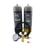 Disposable PURE CO2 Gas Bottle 2.2 Litre - 2 x Bottle Combo Kit - Image 2