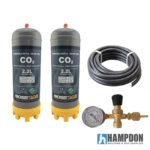 Disposable PURE CO2 Gas Bottle 2.2 Litre - 2 x Bottle Combo Kit - Image 6