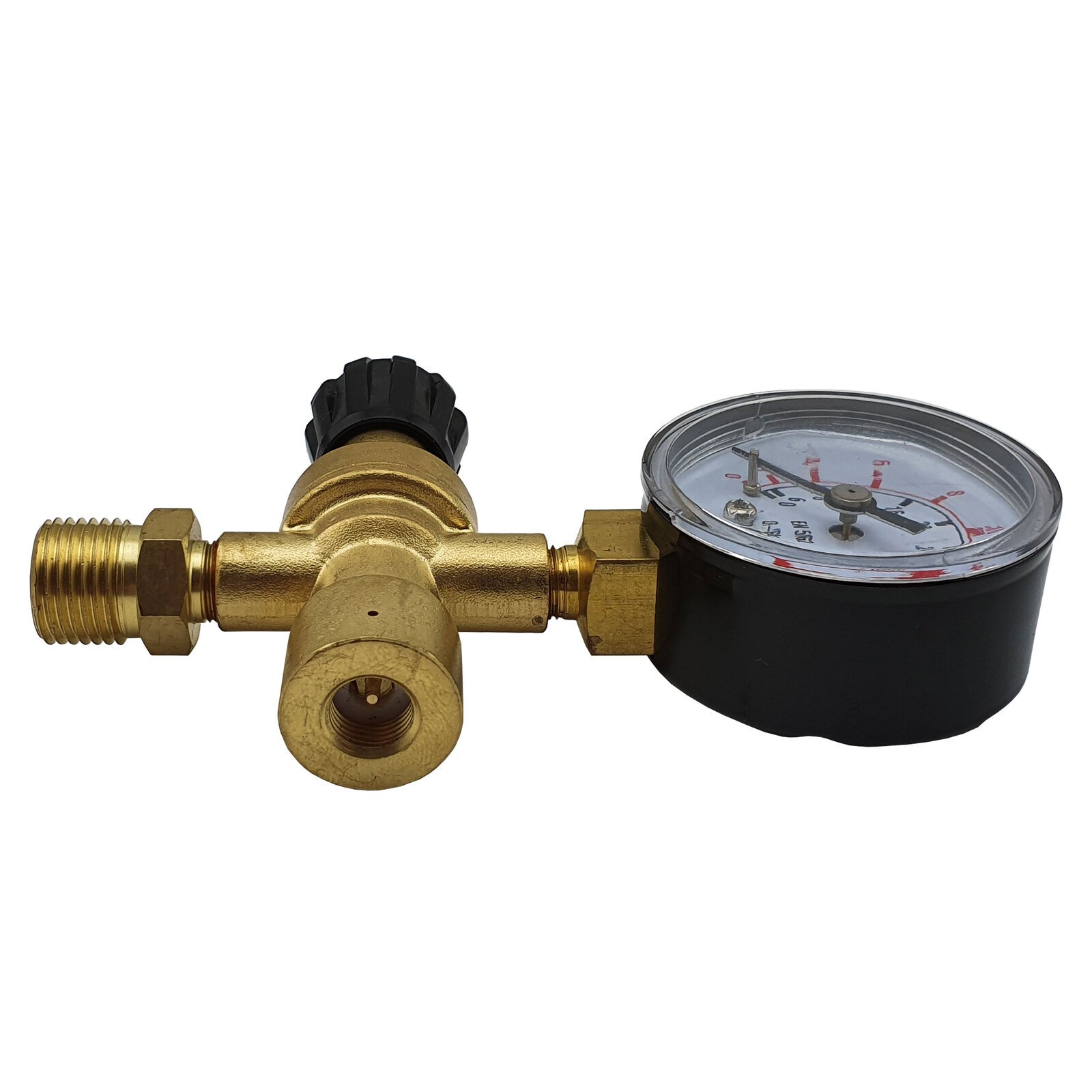 600044 Disposable Gas Bottle Regulator - Argon / CO2 - 10mm - Image 1