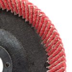 COBRA Curved Flap Disc Pollifan Ceramic 40 Grit Steel/Inox 10pk - Image 4