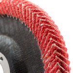 COBRA Curved Flap Disc Pollifan Ceramic 40 Grit Steel/Inox 10pk - Image 5
