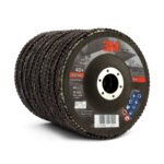 3M Cubitron 3 125mm 5" 1169F 40 Grit Flap Disc - 50 Each - Image 2