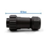 7 Pin UNIMIG Female Plug to 9 Pin UNIMIG Male Plug Adapter - Image 6