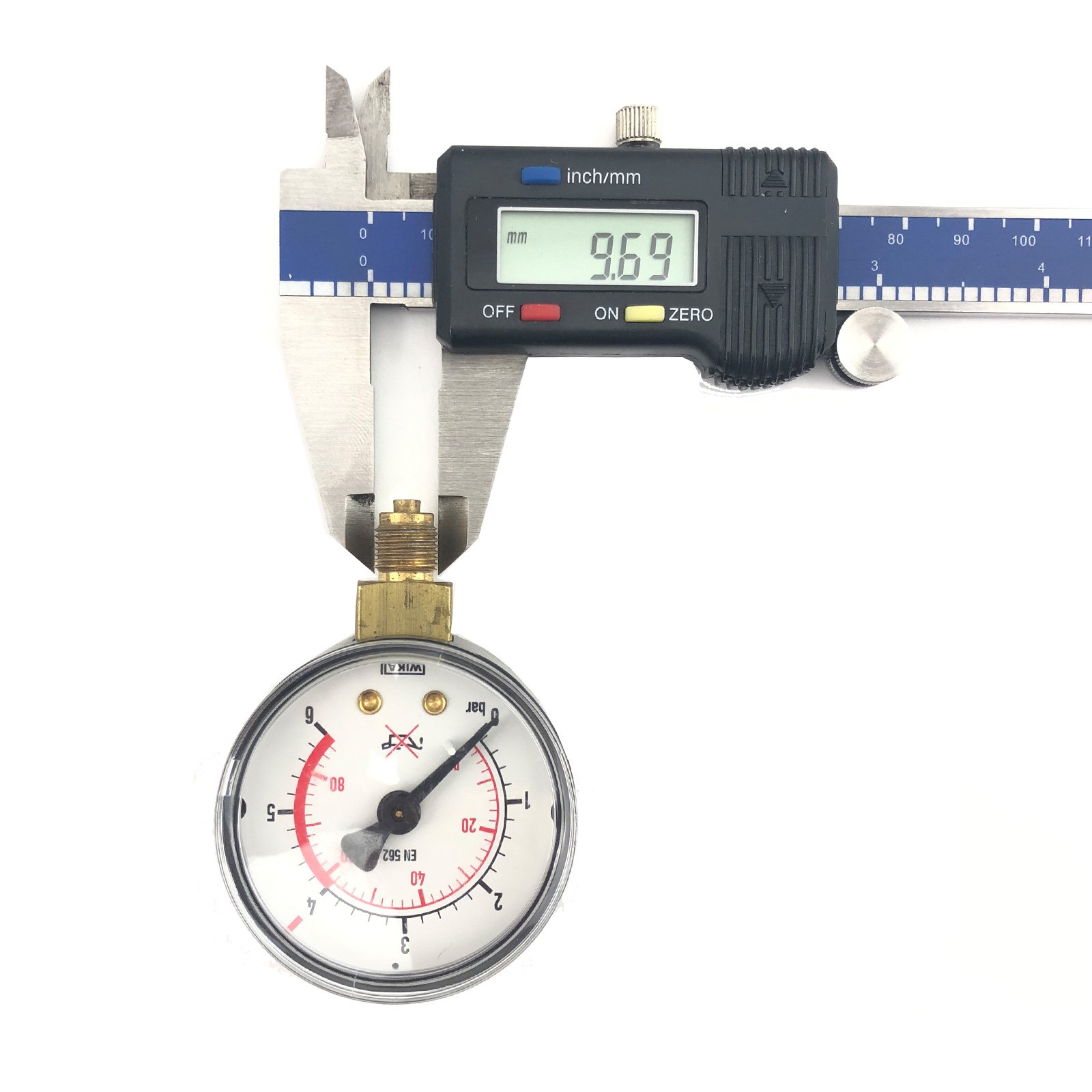 Harris 601 LPG / Co2 Low Pressure Gauge 0-6Bar - 8E6015