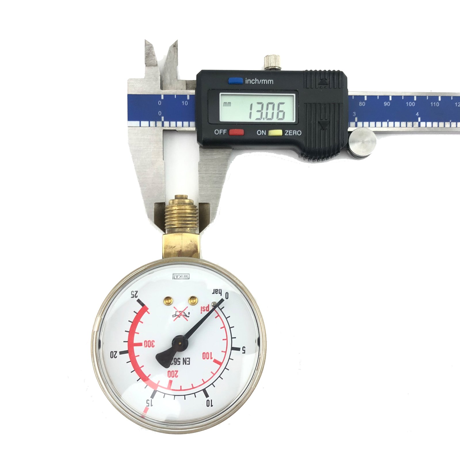 8E6411P Harris 15BAR / 215PSI Gauge to suit 800 Series Regulators - Image 1