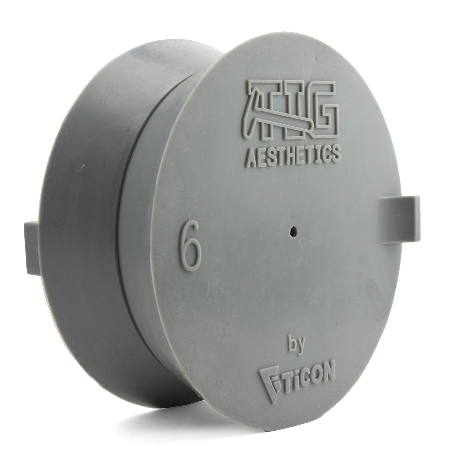 Grey Silicone Purge Plugs 6" Tube TIG Aesthetics 2-Pack