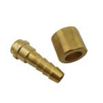 9/16 Nut Brass Barb fitting for 8mm Hose - Nut and Barb - Image 2