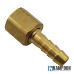 9/16 Nut Brass Barb fitting for 8mm Hose - Nut and Barb - Image 6