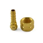 10x 5/8 UNF Left Hand Regulator Brass Barb Fitting for 5mm Hose - Image 3