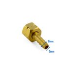 5/8 UNF Left Hand Brass Barb Fitting 5mm Hose LPG Acetylene - Image 4