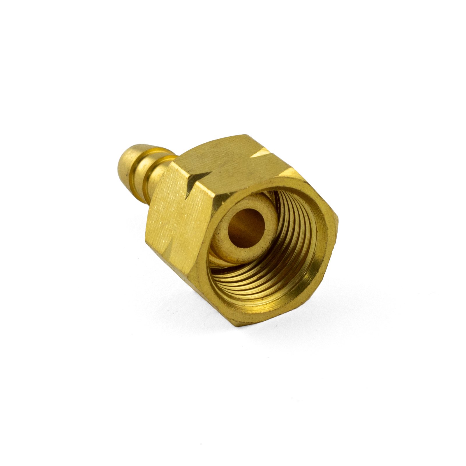 5/8 UNF Left Hand Regulator Brass Barb Fitting for 5mm Hose For LPG and Acetylene Regulators